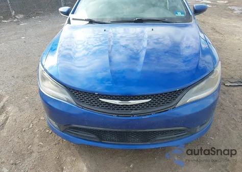 2015 Chrysler 200 S from USA, damaged, VIN 1C3CCCDG7FN601693